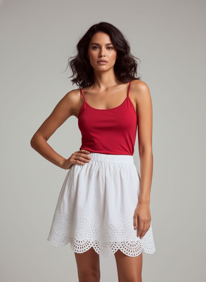 Crimson Line Camisole - chamo clothing