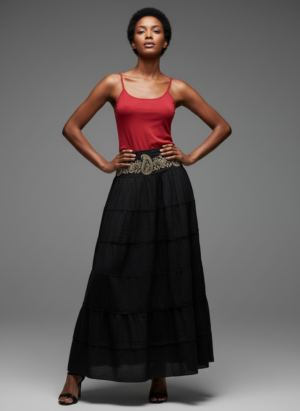 Midnight Drift Skirt- chamo clothing