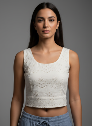Softlace Crop- chamo clothing