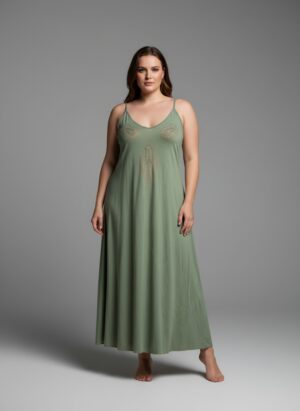 Sage Drift Midi Dress- chamo clothing