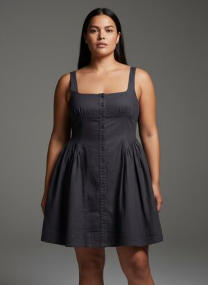 Black Label Mini Dress-chamo clothing